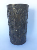 Bronze Floral Vase