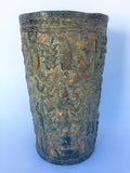 Bronze Floral Vase