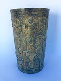 Bronze Floral Vase