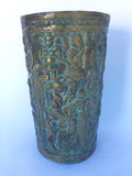 Bronze Floral Vase