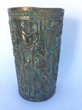 Bronze Floral Vase