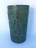 Bronze Floral Vase