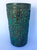 Bronze Floral Vase