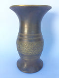 Bronze Floral Vase