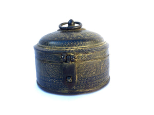 Engraved Brass Box