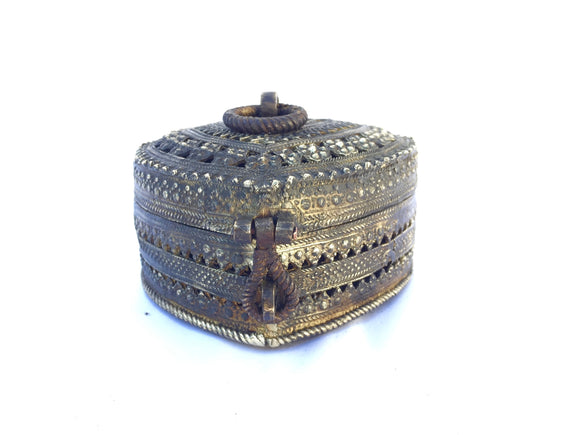 Lost Wax Cast Brass Box