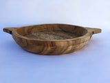 Hand Carved Rustic Natural Wood Bowl