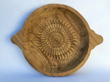 Hand Carved Natural Wood Bowl