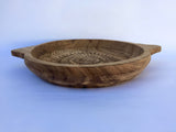 Hand Carved Natural Wood Bowl