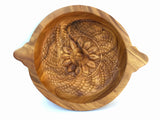 Hand Carved Rustic Natural Wood Bowl