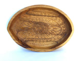 Hand Carved Rustic Natural Wood Bowl