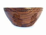 Hand Carved Natural Wood Bowl