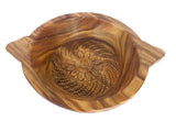 Hand Carved Rustic Natural Wood Bowl