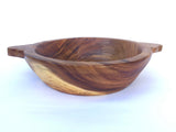 Hand Carved Rustic Natural Wood Bowl