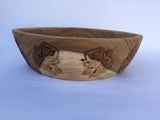 Hand Carved Rustic Natural Wood Bowl