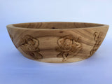 Hand Carved Rustic Natural Wood Bowl