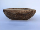 Hand Carved Rustic Natural Wood Bowl