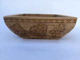 Hand Carved Rustic Natural Wood Bowl