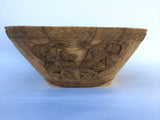 Hand Carved Rustic Natural Wood Bowl