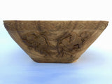 Hand Carved Rustic Natural Wood Bowl