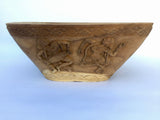 Hand Carved Rustic Natural Wood Bowl