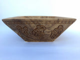 Hand Carved Rustic Natural Wood Bowl