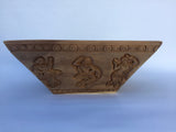 Hand Carved Rustic Natural Wood Bowl