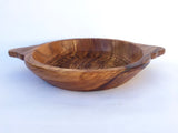 Hand Carved Rustic Natural Wood Bowl