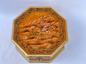 Decorative Embossed Wood Box