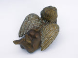 Bronze Cherub Figurine