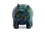 Bronze Pig Figurine