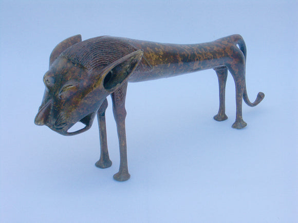 Bronze Lion Figurine