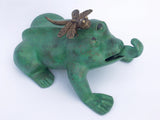 Bronze Frog Sculpture