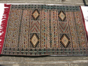 Geometric Multicolor Moroccan Rug