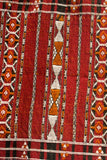 Striped Red Colored Moroccan Rug