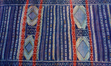 Geometric Blue Colored Moroccan Rug