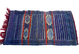 Geometric Blue Colored Moroccan Rug