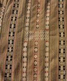 Rustic Tan Colored Moroccan Rug