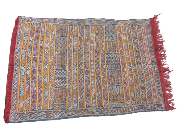 Pastel Colored Moroccan Rug