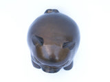 Bronze Pig Figurine